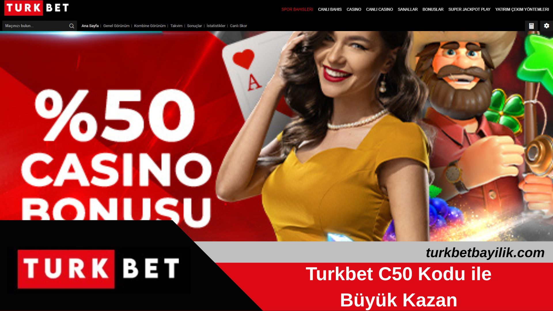 Turkbet C50 Kodu ile Büyük Kazan